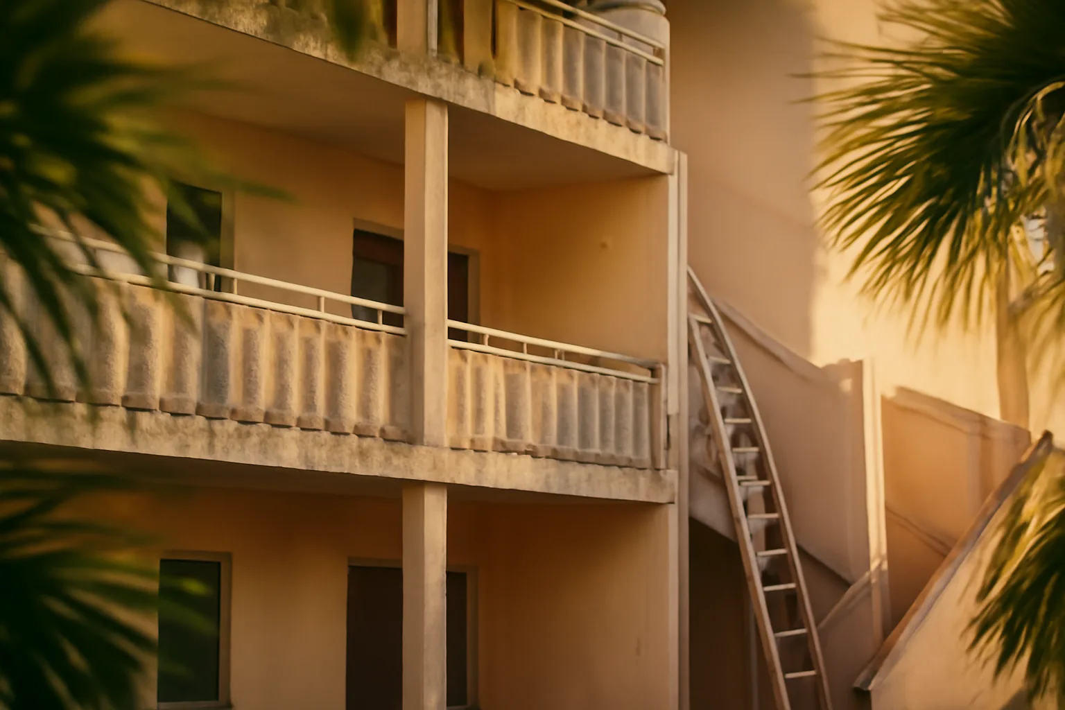 Coastal Florida condo exterior showing aging balconies tied to special assessment funding decisions